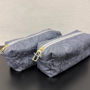 【カラーファスナーポーチ】ミルイサフィール ジンク