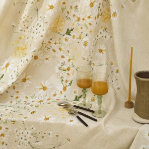 【テーブルクロス】デイジー シャンヴル