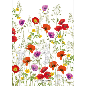 【キッチンタオル】コクリコ ヴァイオレット