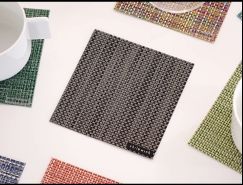 チルウィッチ(コースター)　ミニバスケットウィーヴ　ライトグレー